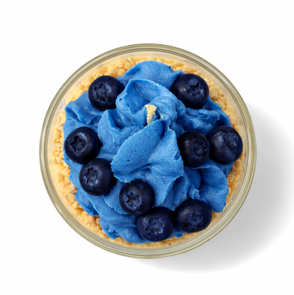 Blueberry cobbler scented handmade coconut soy candle by Wax and Wonders Australia