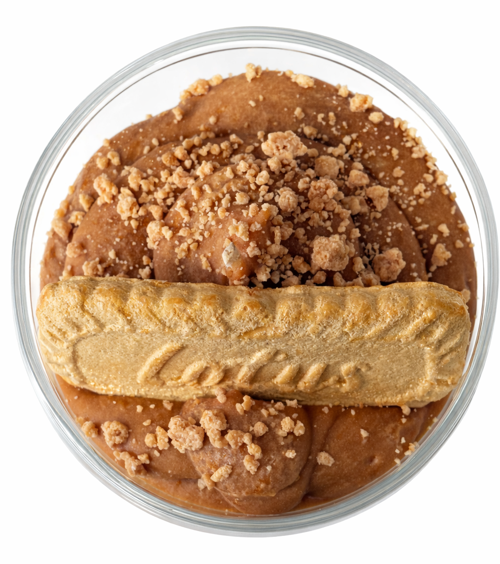 Biscoff scented handmade coconut so wax candle by Wax and Wonders Australia